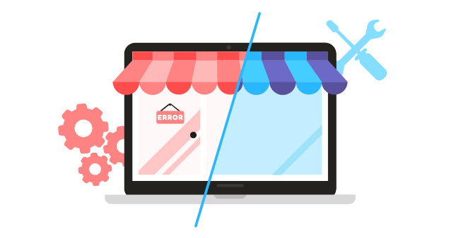 Maintain web-to-print storefront