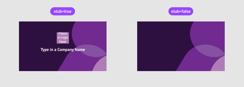 Design with stubs