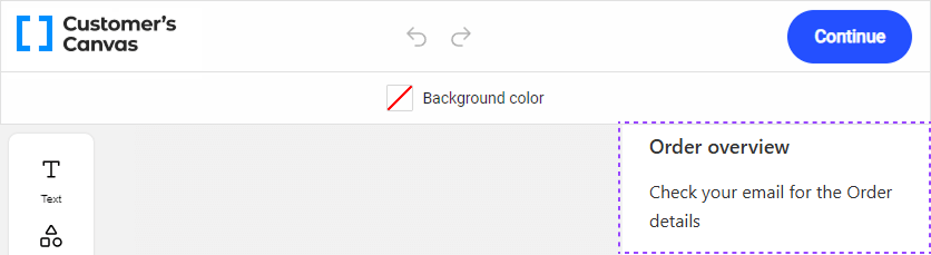 The rightPanelHeader slot in Handy Editor.