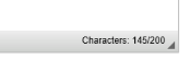 The character counter.