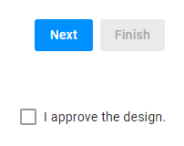 Cleared checkbox widget.