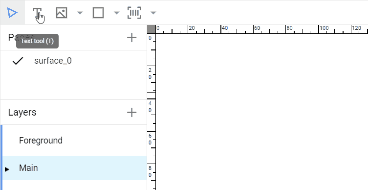 Area text