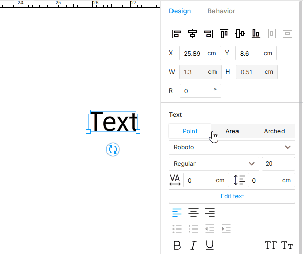 Converting text