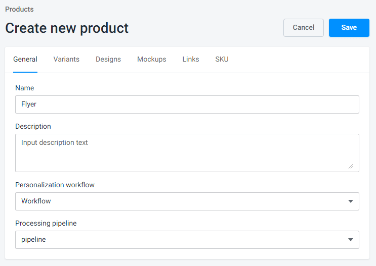 Creating Customer's Canvas products.