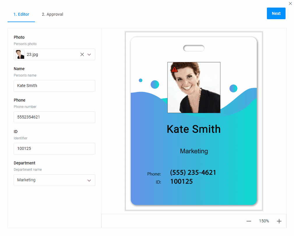 Data-Driven Editor UI