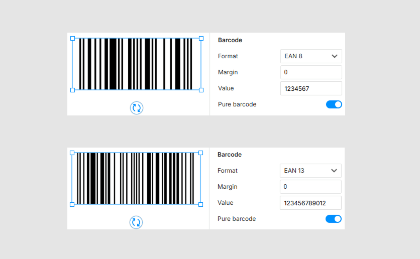 EAN codes