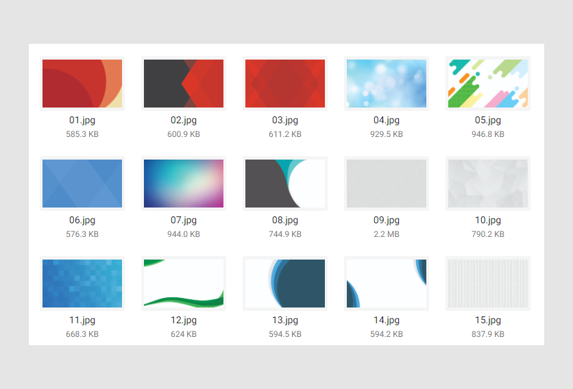Backgrounds.