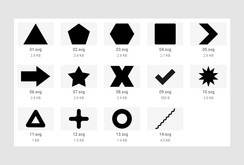 Shapes.
