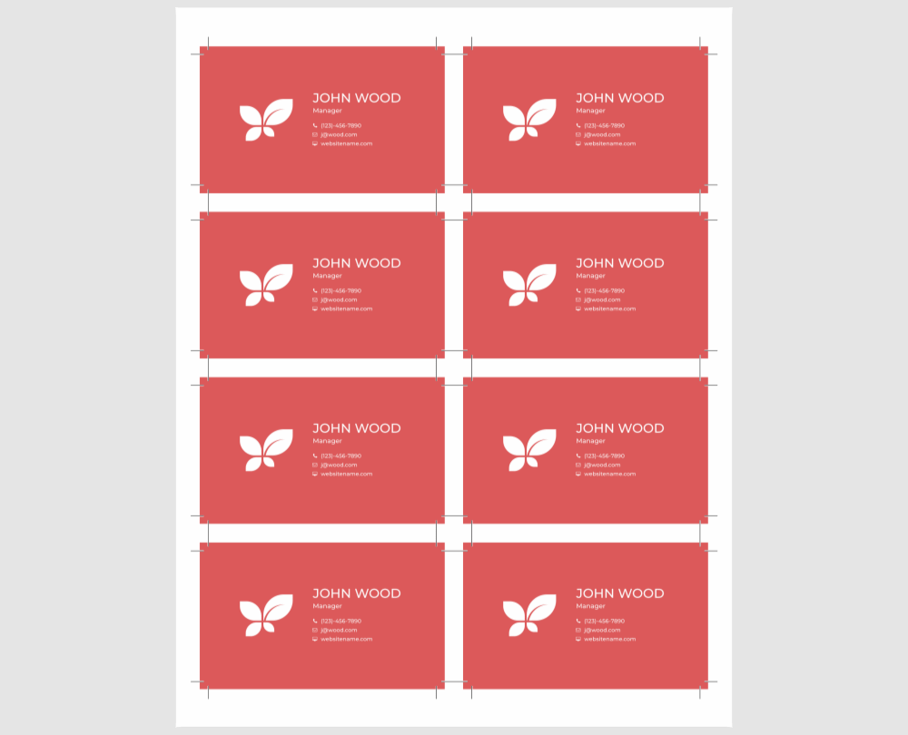 Print file with imposition.