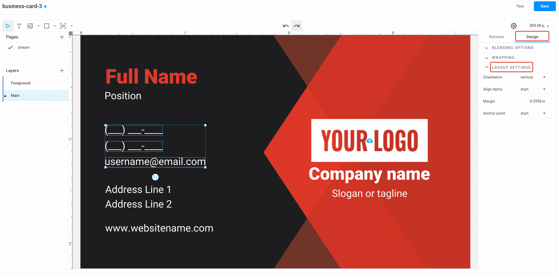 layout-settings