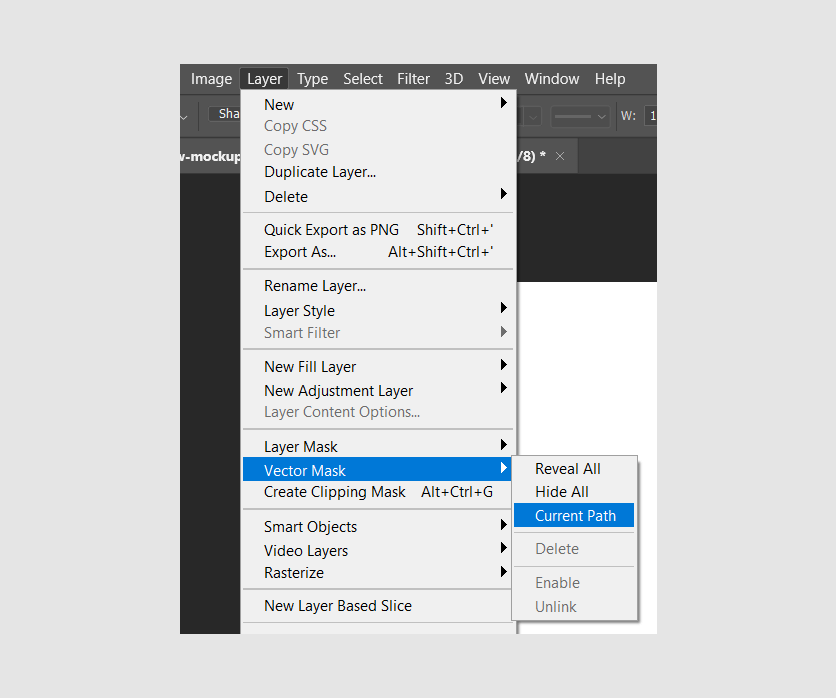 Creating a vector mask.