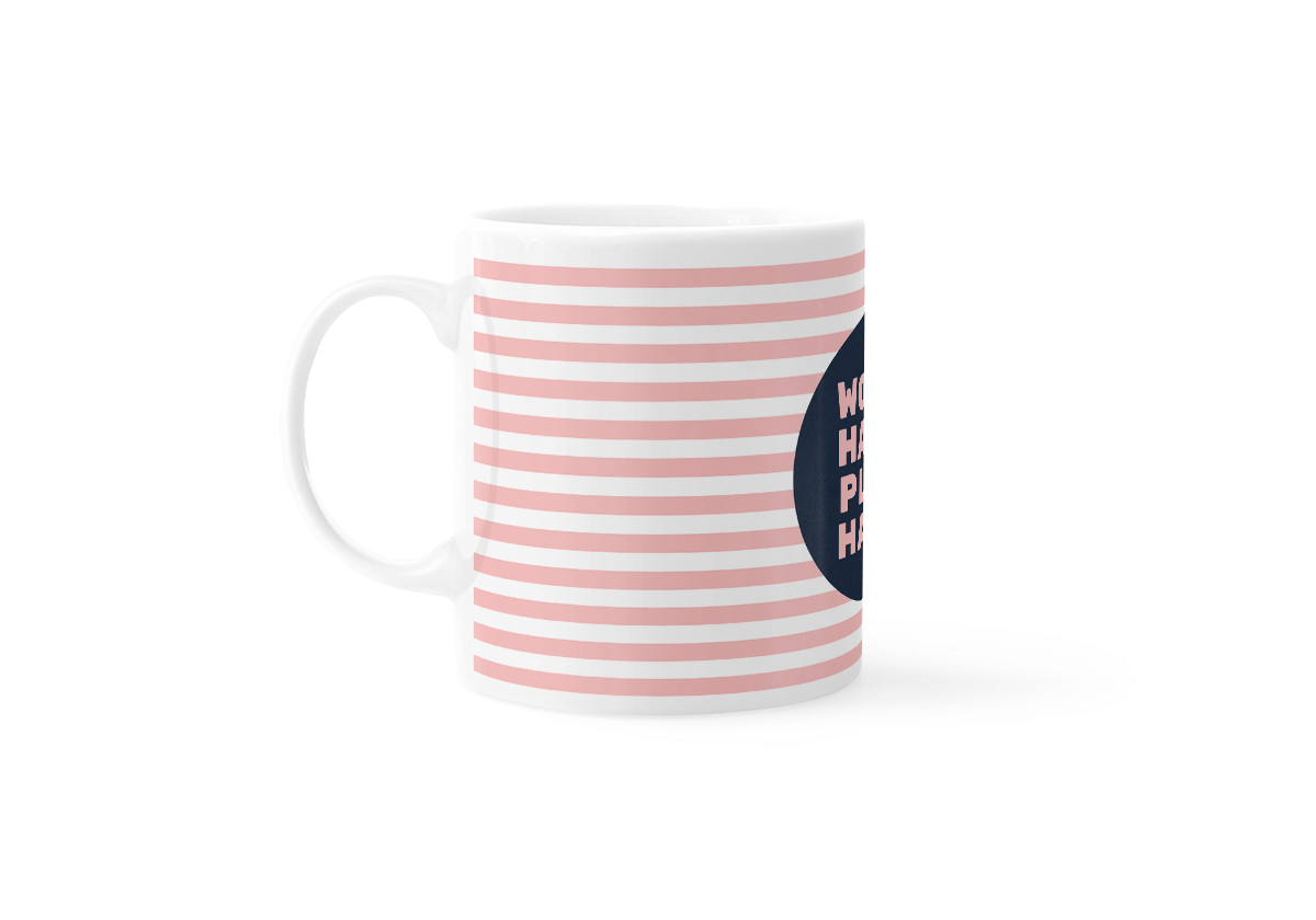 A mockup with a design.