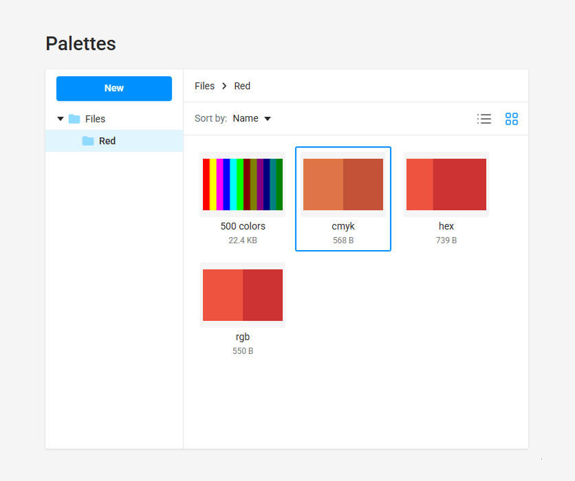 Palettes