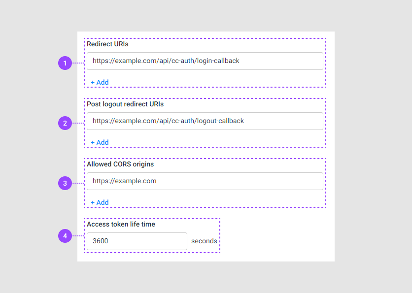 Redirect settings.