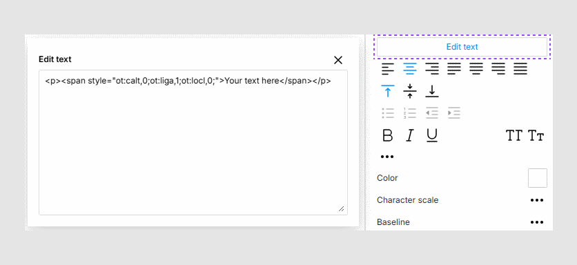 Text Markup