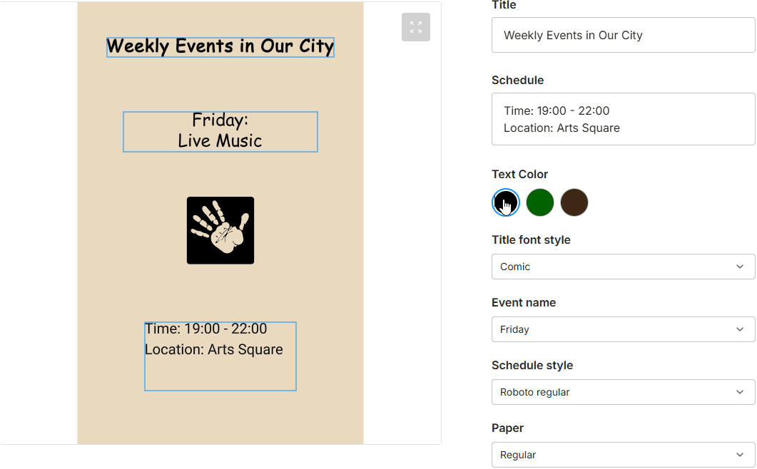Color toggle