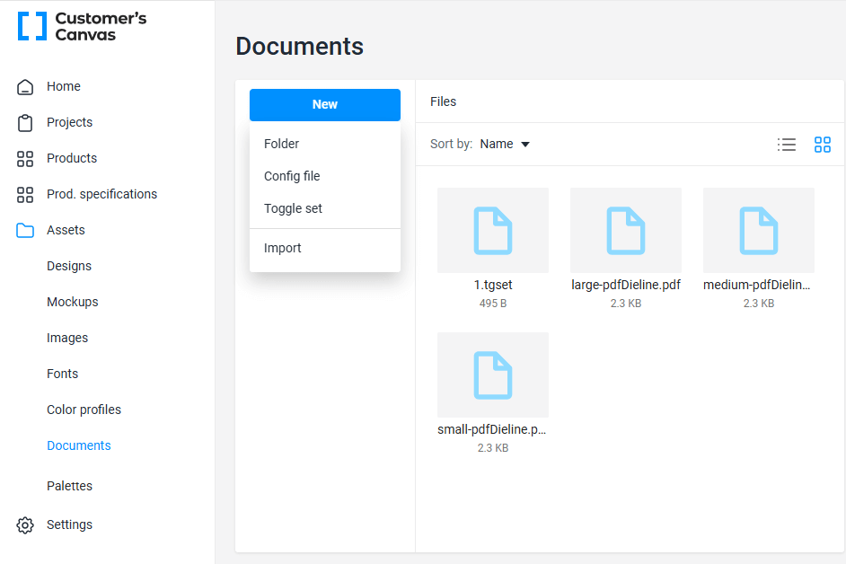 Importing documents