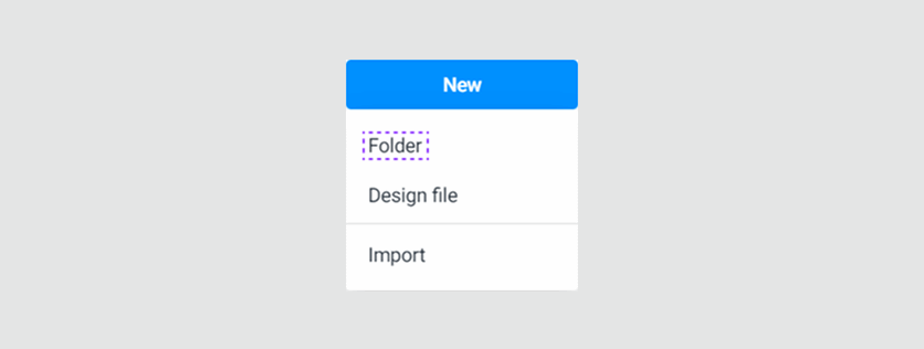 The New design button.