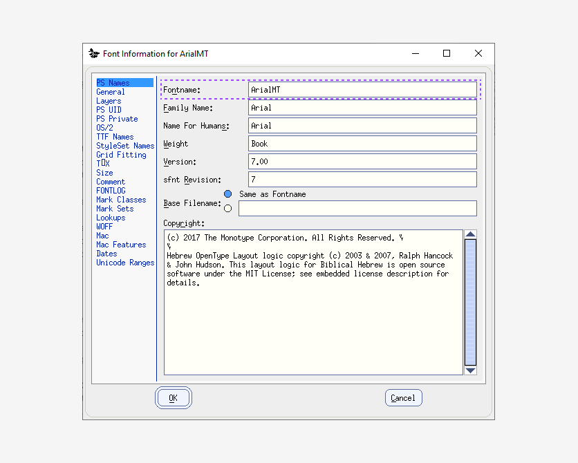 Importing fonts