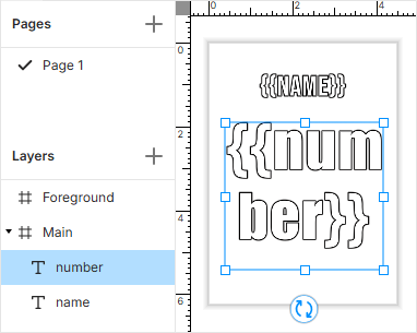 Design Template Placeholder