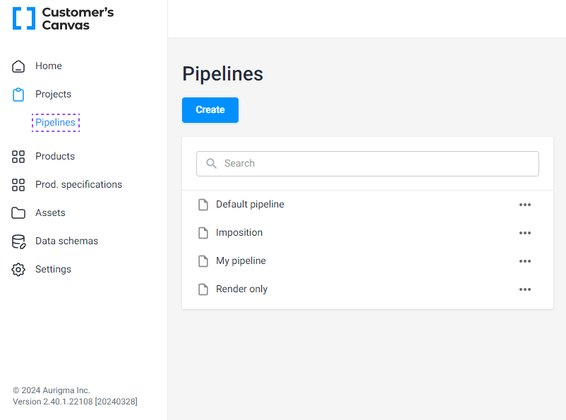 The Pipelines in BackOffice