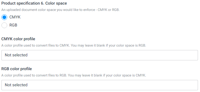 Color space and color profiles