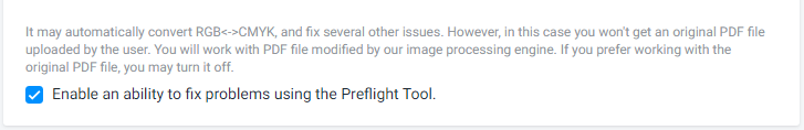 Enable fix functionality in Preflight Tool