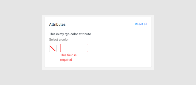 The RGB-color attribute validation.