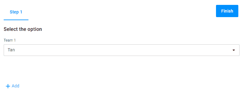 Filtering options