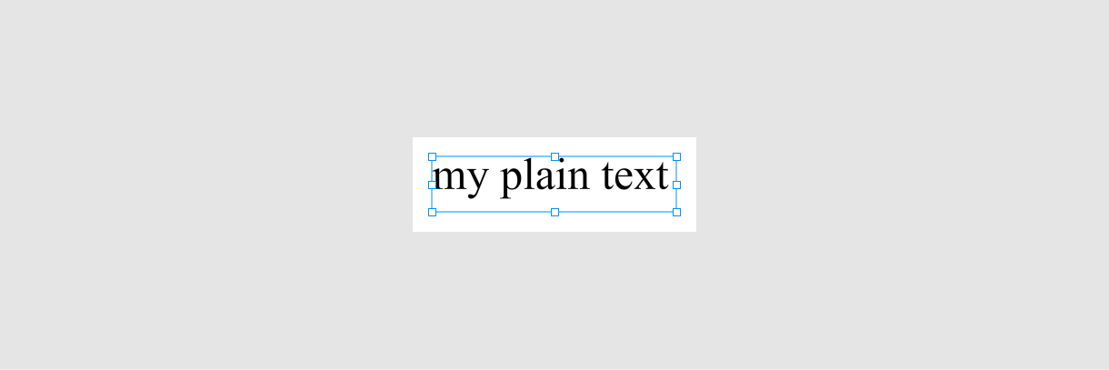 Plain text