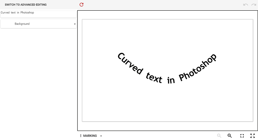 How To Curve Text In Photoshop Ipad