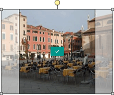 The fill insertion mode. Editing the placeholder's content.