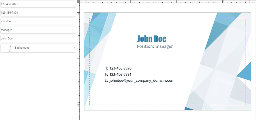 Filled masked placeholders.