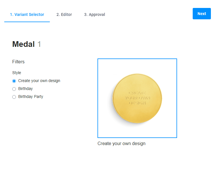 Embossed and debossed mockups Customer's Canvas