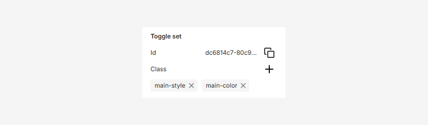 Classes for text items