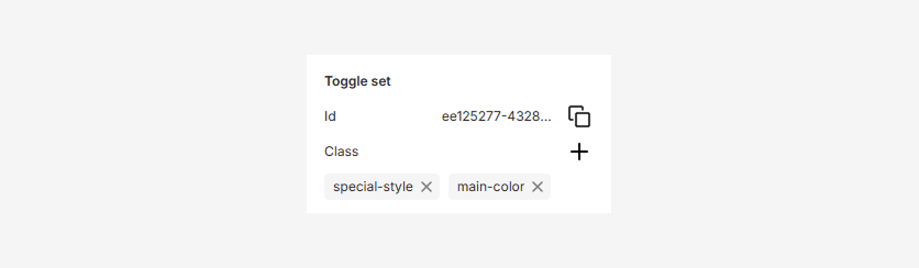 Classes for the Title item