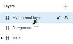 Renaming a layer.