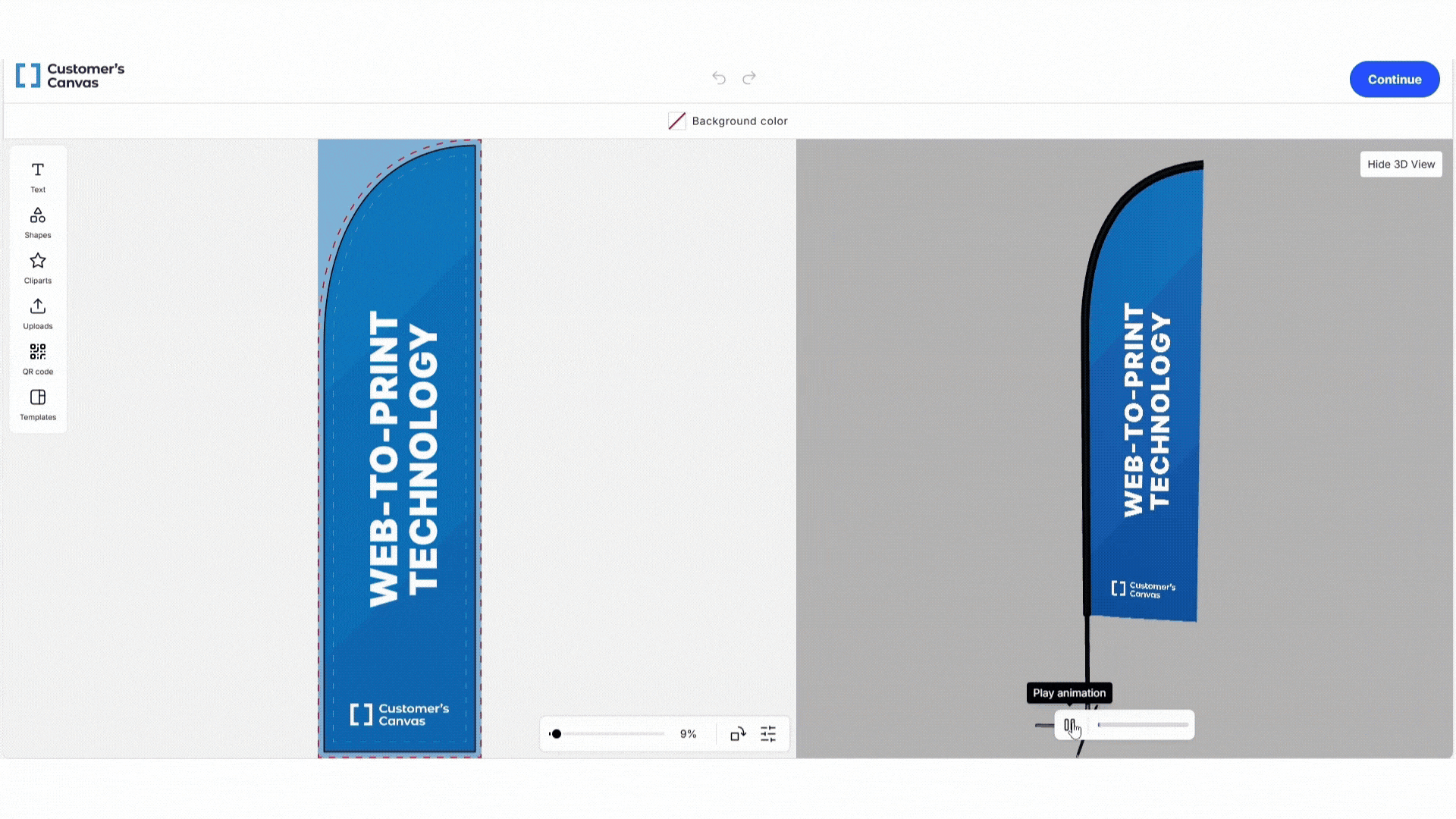 Flag and box customization