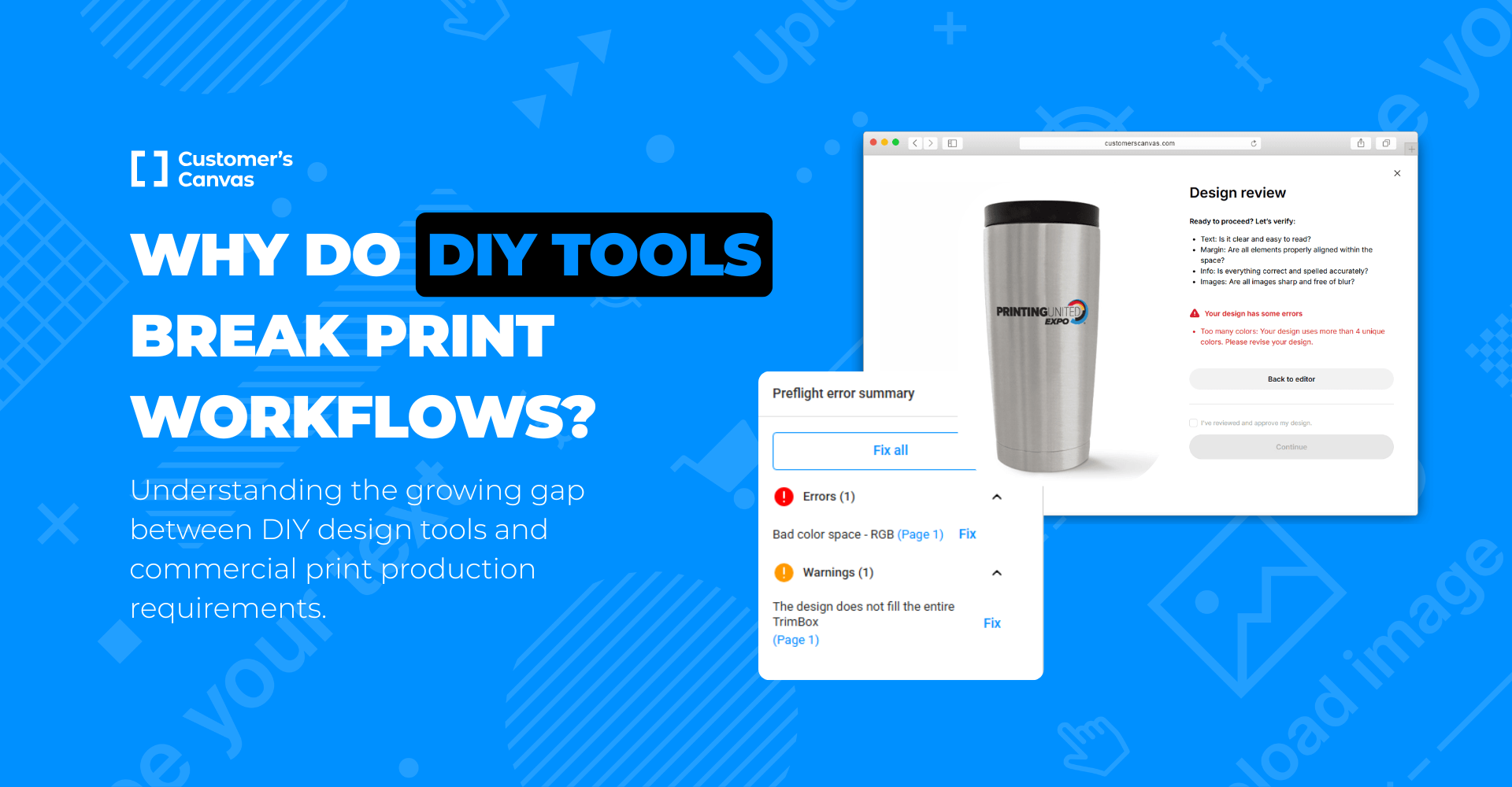 The Growing Gap Between DIY Design Tools and Print Production