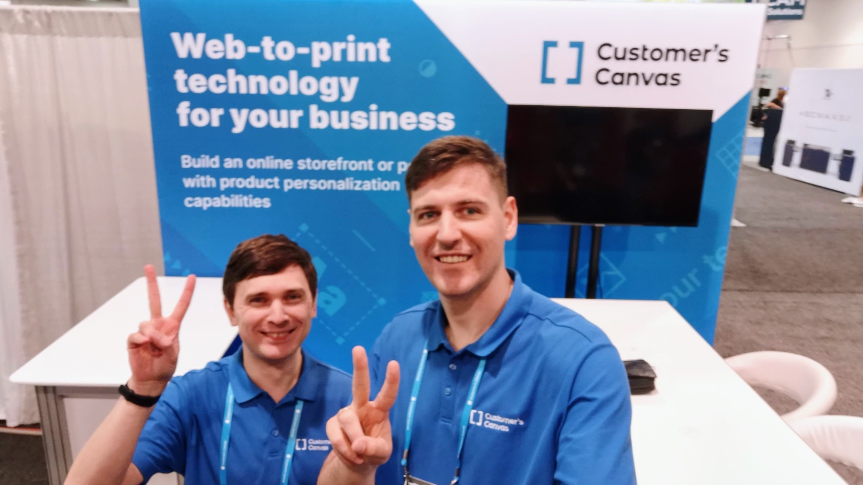 Customer's Canvas at printing united 2022