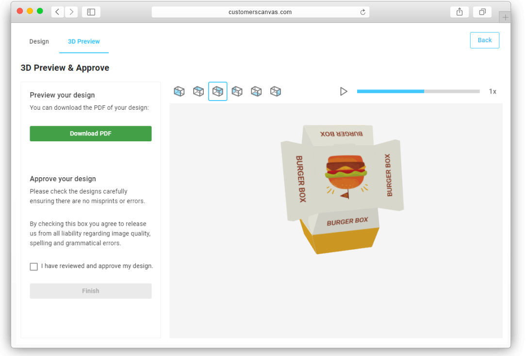 Burger box screenshot 2
