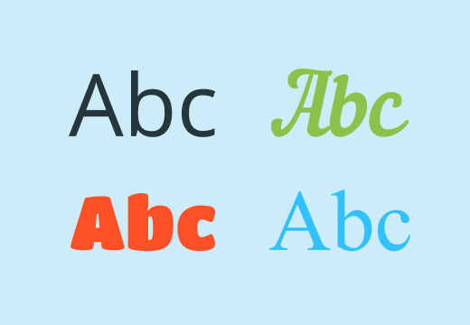 Fonts & Styles