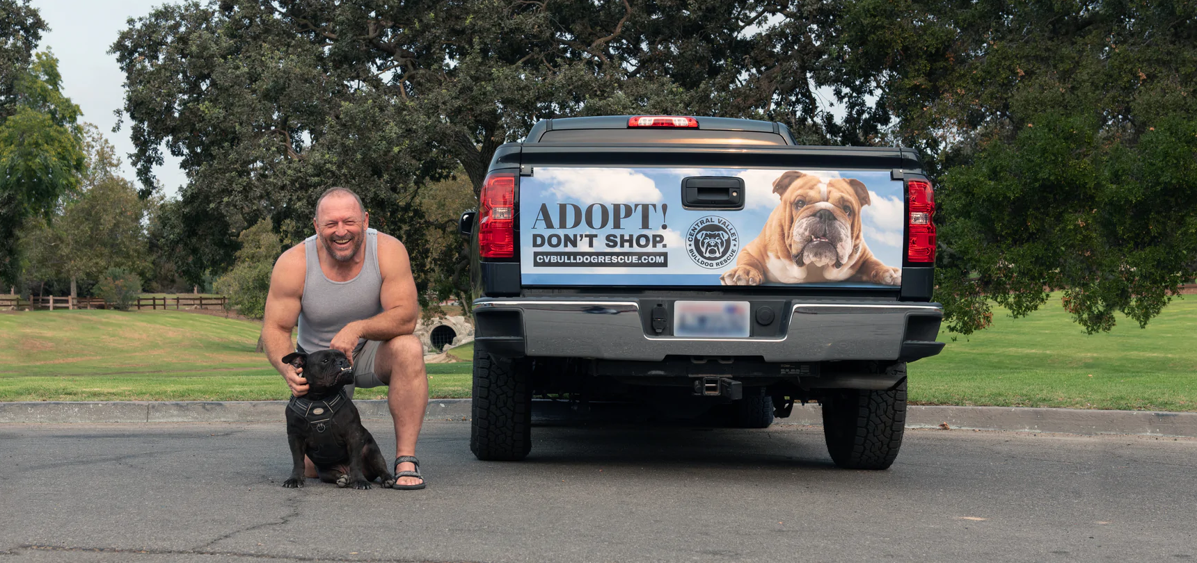 Custom billboards on the truck