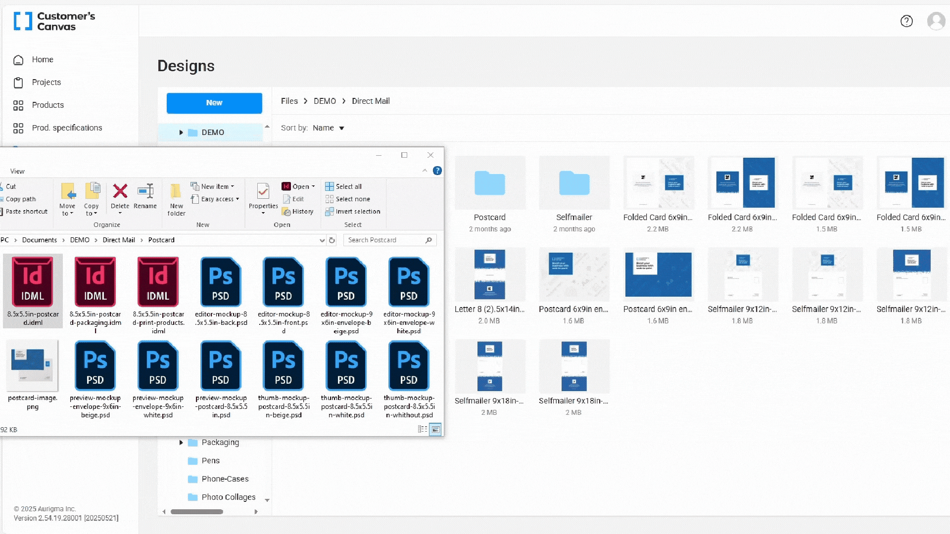 Idml file import