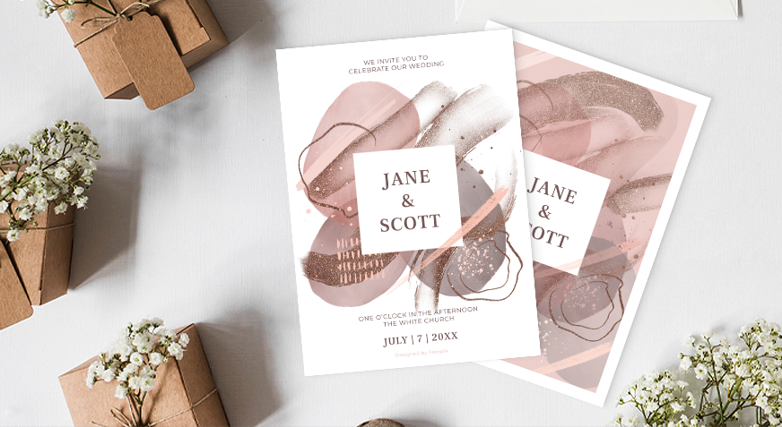 Sell Wedding Invitations and Custom Place Cards Online with a Web-to-Print Editor