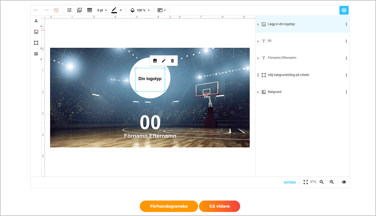 Web-to-print online editor