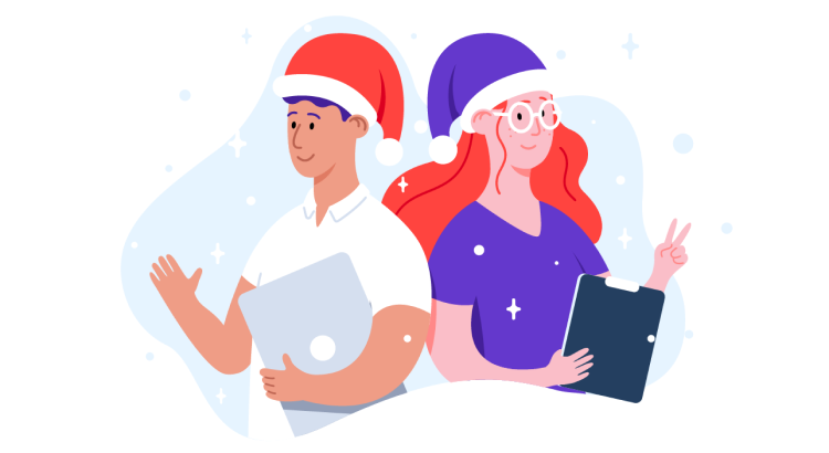 Christmas staff