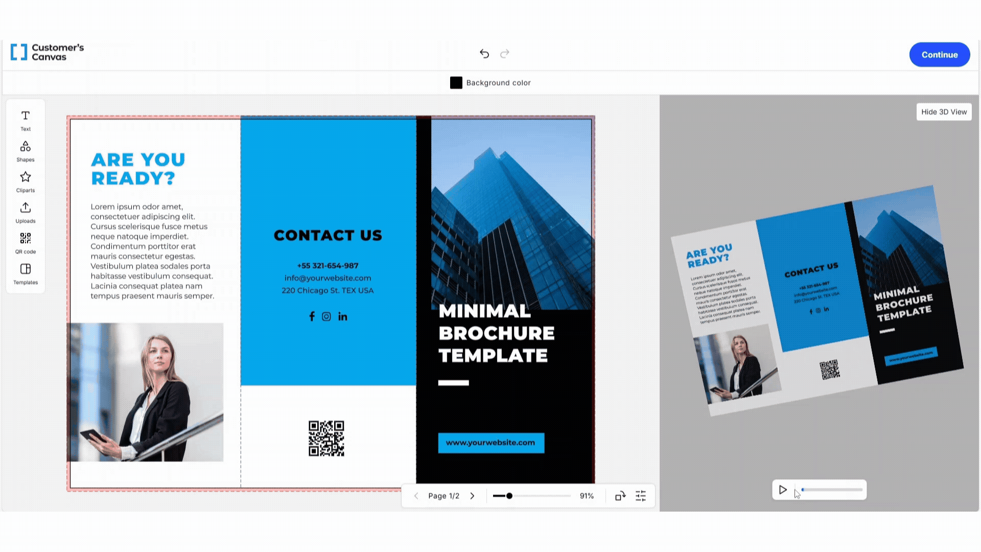 Interactive 3D visualizations