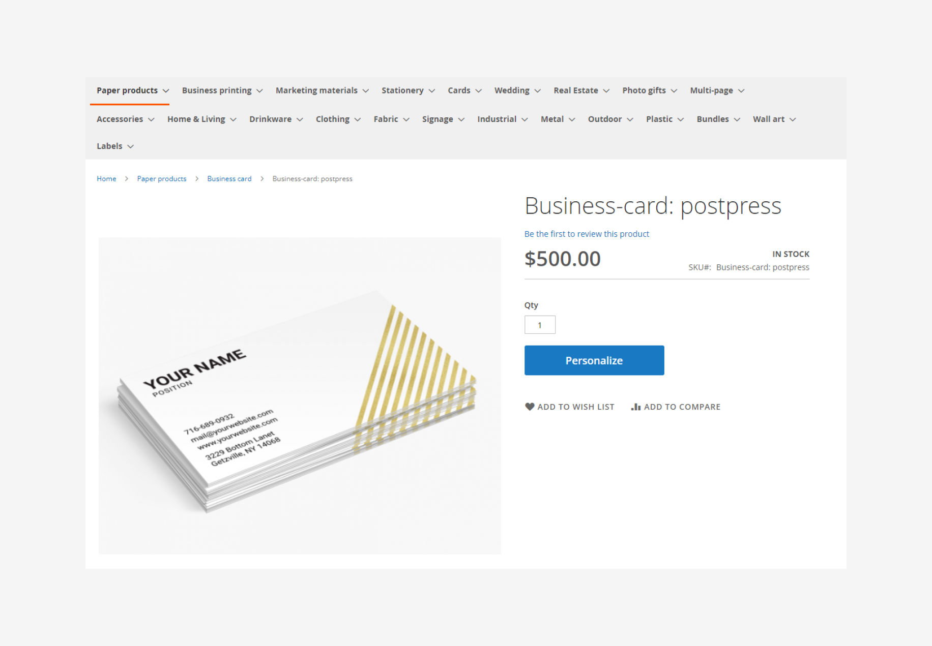 Customer's Canvas for Magento